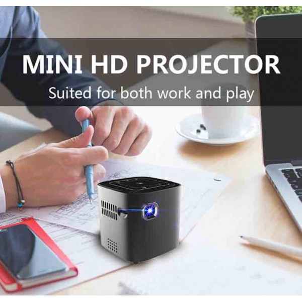 S12 Mini LED Projector DLP Beamer Projector Full HD